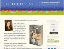 Tablet Screenshot of juliettefay.com